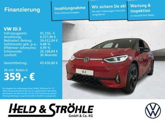 id.3 gtx 20 acc matrix navi parkassist rfk shz