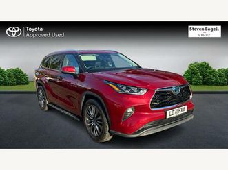 toyota highlander excel suv's 2.5 vvt-h excel cvt 4wd euro 6 (start/stop) 5dr