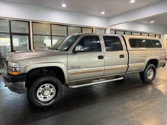 2002 chevrolet silverado 2500 hd crew cab long bed v8, turbo diesel, 6