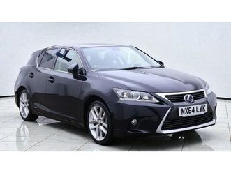 lexus ct 200h 1.8 200h advance hatchback 5dr petrol hybrid cvt euro 6 (start/stop) (136 ps)
