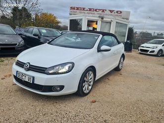 volkswagen golf cabriolet 2.0 tdi 140 bluemotion technology carat