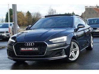 a5 sportback 30 tdi s-tronic mhev virtual cockpit/cuir chauffant/toit ouvrant/gps europe/caméra/régulateur/carplay/accès confort/1°main/garantie 12 mois