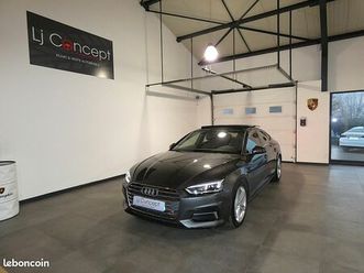 audi a5 ii sportback 40 tfsi 190 ch s line s tronic 7 5 places - origine france - suivi complet audi - toit ouvrant panoramique - matrix led - caméra - sièges a