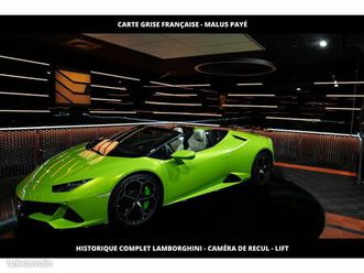 lamborghini huracan spyder evo spyder 5.2l v10 640ch