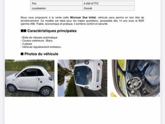voiture microcar due