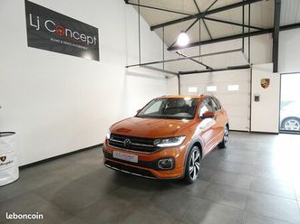 volkswagen t-cross 1.0 tsi 110 ch s&s r-line dsg7 - 1°main - origine france - 11'335 km - garantie constructeur 03.2029 - acc - apple carplay - tuner dab - jant