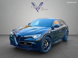 alfa romeo stelvio quadrifoglio v6 2.9l bi-turbo 510ch | pack sport • harman kardon • caméra • carbone
