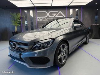 mercedes c220 cdi coupé 163 cv 9g-tronic pack amg 1ère main 47200km entretien complet toit panoramique parfait état