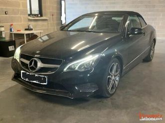 mercedes classe e 220 cdi cabriolet boite manuelle garantie 12 mois