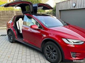 vente / echange tesla model x 90d - 2017 - 5 places - mcu2 - attelage - premium