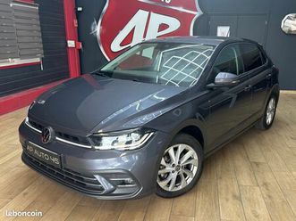 volkswagen polo 1.0 tsi 110 style dsg7 carat camera carplay full led 1ere main n