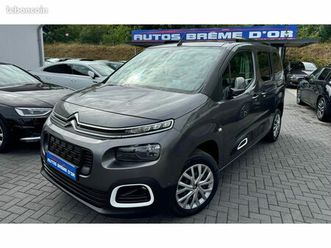 citroen berlingo 269/mois garantie 6 ans hdi 130ch eat8 shine m 5places camera360 gps angles-morts apple android origine française