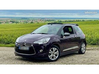 citroën ds3 cabriolet so chic – 1.6 hdi 90 – entretien très récent – configuration rare