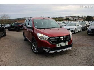 dacia lodgy bluedci 115 boite 6 stepway 7 places caméra régulateur bluetooth gps usb climat