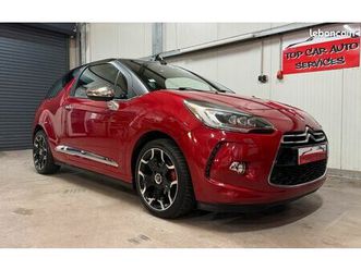 citroen ds3 cabriolet ph.2 so chic 1.6 e-hdi 115 gps - bluetooth - feu led - radar de recul - regulateur