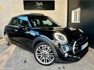 ◊ magnifique mini cooper s jcw 2.0 turbo 192cv f56 pack john cooper works full options kit aéro, tête haute, led, projecteur dynamique, châssis et suspension sp