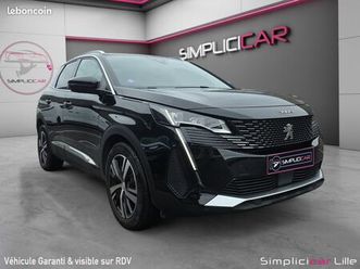 peugeot 3008 130ch ss eat8 gt/suivi peugeot/garantie 12 mois/