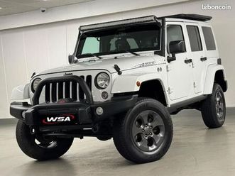 jeep wrangler vu 2,8l crd 200 cv 4wd unlimited bva5 offroad 2 places