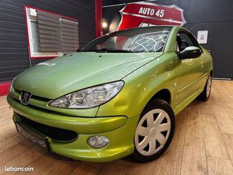 peugeot 206 cc 1.6 16s 110cv cabriolet 59000km d'origine 1er main distribution neuve 206cc j