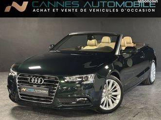 audi a5 cabriolet 2.0 tdi 190ch bva etat neuf bang olufsen keyless go cuir chauff av arr regul acc