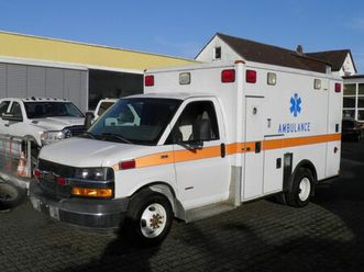 chevrolet express g 3500 ambulance diesel 18 t miles
