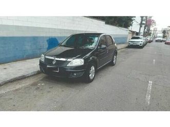 renault logan 12/13 - 1.6 8v - preto completo