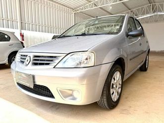 renault logan expression hi-flex 1.6 8v 4p 2008 - completo