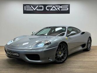 ferrari 360 modena v8 3.6 400 ch boite f1 / origine france / jantes challenge