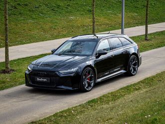 audi rs6 performance / new / brown leather / b&o / pano