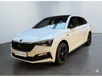 skoda scala monte carlo*boite auto*gps*caméra*toit pano*carplay