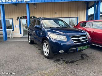 hyundai santa fe ii 2,2 crdi 155 chx 4x4 7 places attelage,intcuir,clim,ct ok ,kit distri+pompe a eau neuf,garantie 3 mois,repri poss