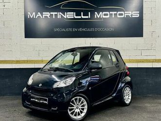 smart fortwo cabriolet ii 84ch turbo passion softouch