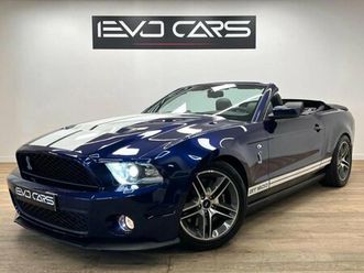 ford mustang shelby gt500 5.4 550 ch / régulateur / sièges sport / bleu kona / immat. française
