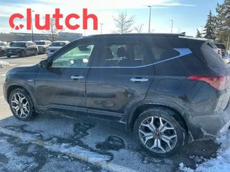 2022 kia seltos sx turbo awd w/apple carplay & android auto, hea