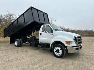 2013 ford f650 super duty 17ft dump truck