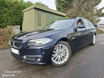 superbe bmw 520d touring 190cv bva luxury*119mkms*1er main*suivi bmw*attelage elect*hayon elect*full cuir*révisée et garantie 12mois*reprise*financement