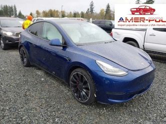 tesla y 2020r., 4x4, od ubezpieczalni elektryczny 425km