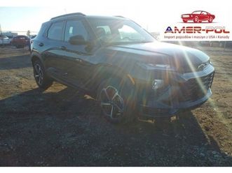chevrolet trailblazer 2021r., rs, od ubezpieczalni 1.5 benzyna 155km