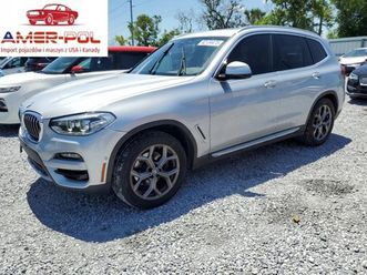 bmw x3 sdrive30i 2021 2.0l 2.0 benzyna 248km