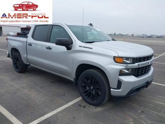 chevrolet silverado 2020r., 1500 short custom, od ubezpieczalni 4.3 benzyna