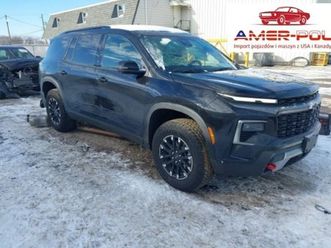 chevrolet traverse 2024r., z71, od ubezpieczalni 2.5 benzyna 328km