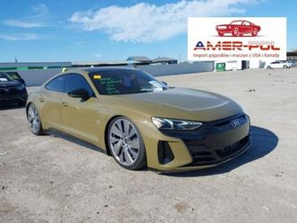 audi e-tron gt 2022r., prestige, od ubezpieczalni elektryczny 470km