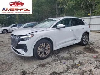 audi q4 e-tron 2023r., premium, od ubezpieczalni elektryczny 201km