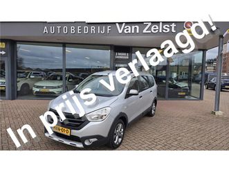 dacia lodgy - 1.2 tce prestige 7p. stepway i navigatie i airco i elektrische ramen/ spiegels i nieuw dis