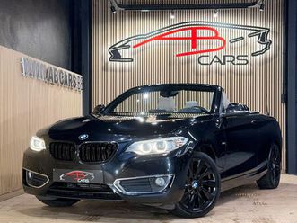 bmw série 2 218 da * cabriolet luxury * gar 12 mois * 114mkm *