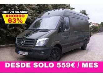 mercedes-benz sprinter 316 ngt gas gnc 3.5t medio alto 156cv camper 2p # navy