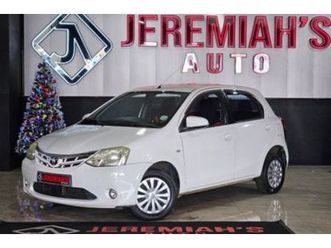 2016 toyota etios 1.5 xs 5-dr