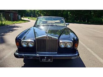 1976 rolls royce corniche noir automatique, 3 vitesses co...
