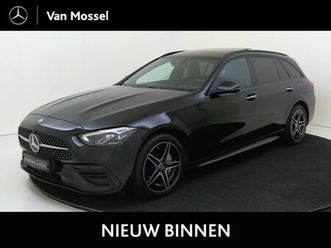 mercedes-benz c-klasse estate 300 e star edition / memory-stoelen / achteruitrijcamera / panaroma-dak / night-pakket /