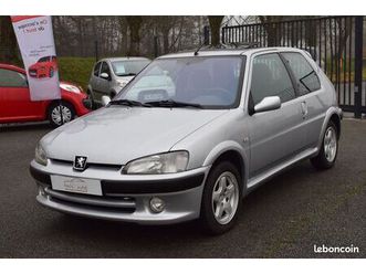 peugeot 106 sport 1.1 60 cv / climatisation / toit ouvrant / 1ère main / 73000 kms